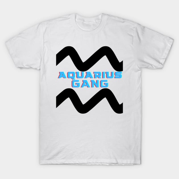 Aquarius Gang T-Shirt by BlunBla Design